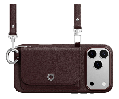 Etui / obudowa na smartfona MAGEASY Pouch M do iPhone 17 Pro Max (Burgundy/Burgundy )